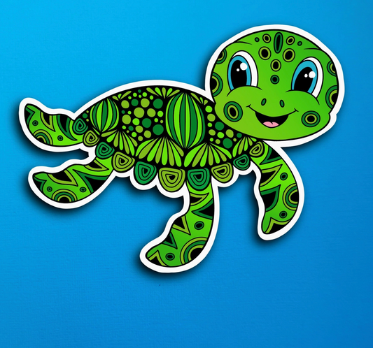 ZD - Timmy the Turtle Sticker (Waterproof)