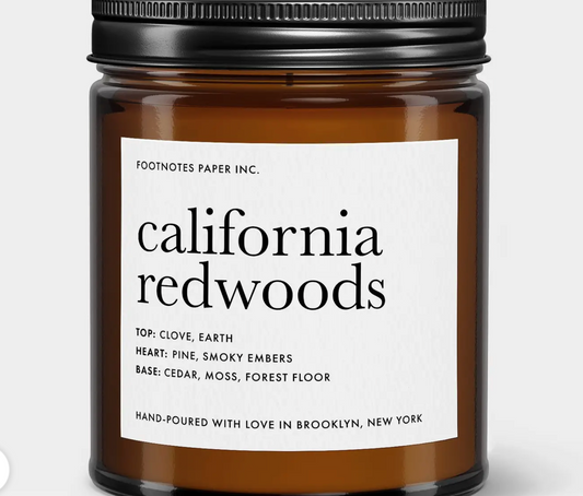 FN- CANDLE- California Redwoods