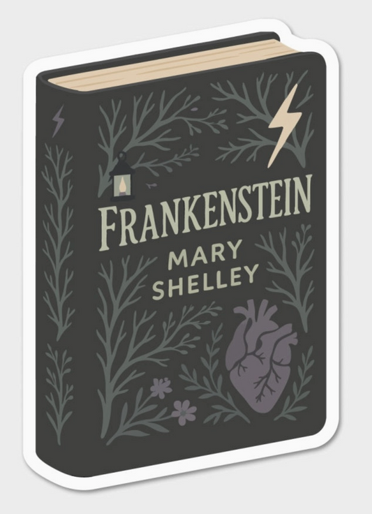 FN - Frankenstein By Mary Shelley   - Book Sticker
