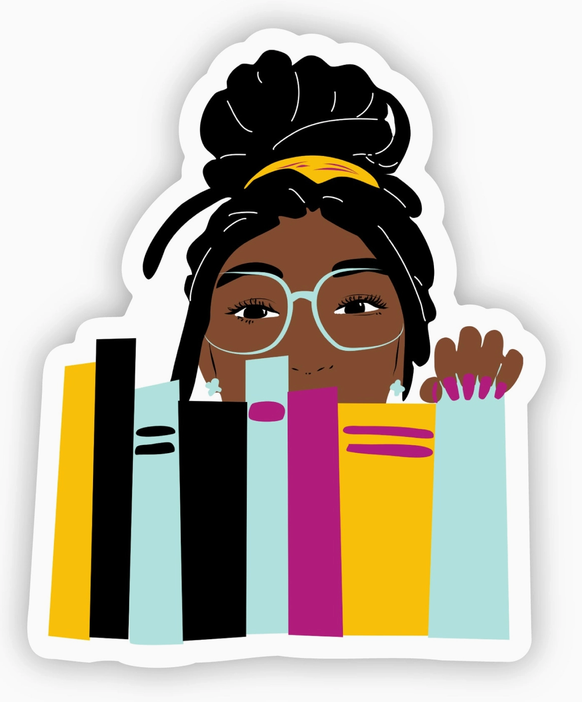 CN - My Bookshelf Bookish Sticker