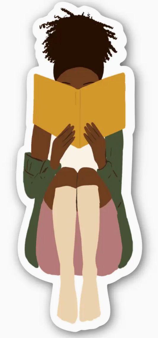 CN - Nose in A Book Sticker