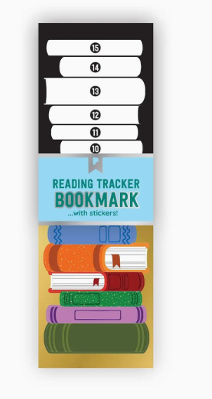 PS - Book Tower Reading Tracker Bookmark