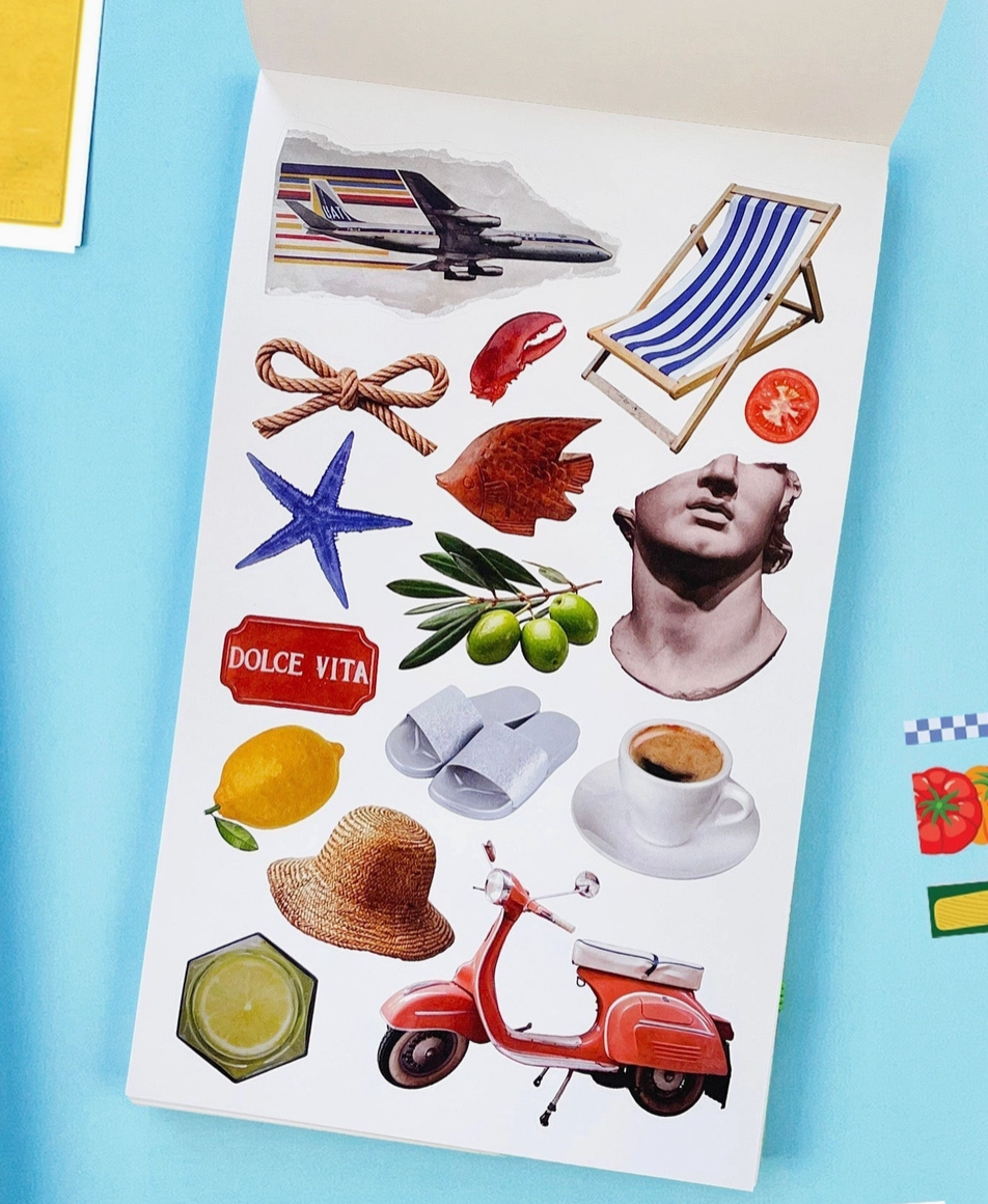 PS - La Dolce Vita Junk Journal Sticker Book Volume 5