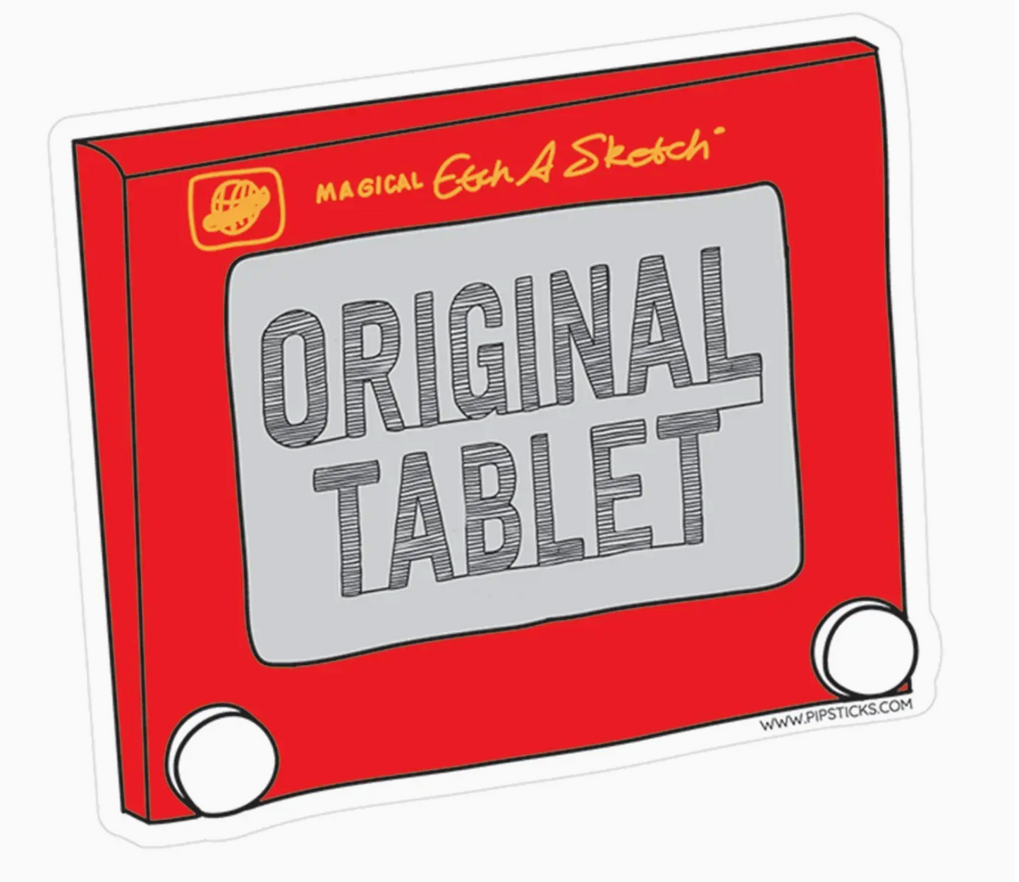 PS - Original Tablet Vinyl Sticker