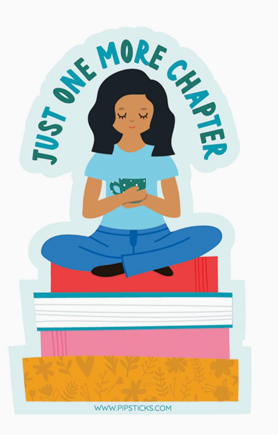 PS - Just One More Chapter Vinyl Sticker