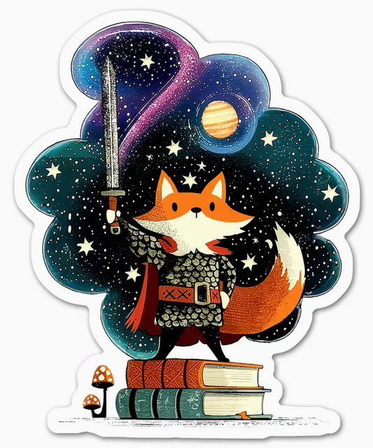 LP - Cosmic Fox Knight Sticker
