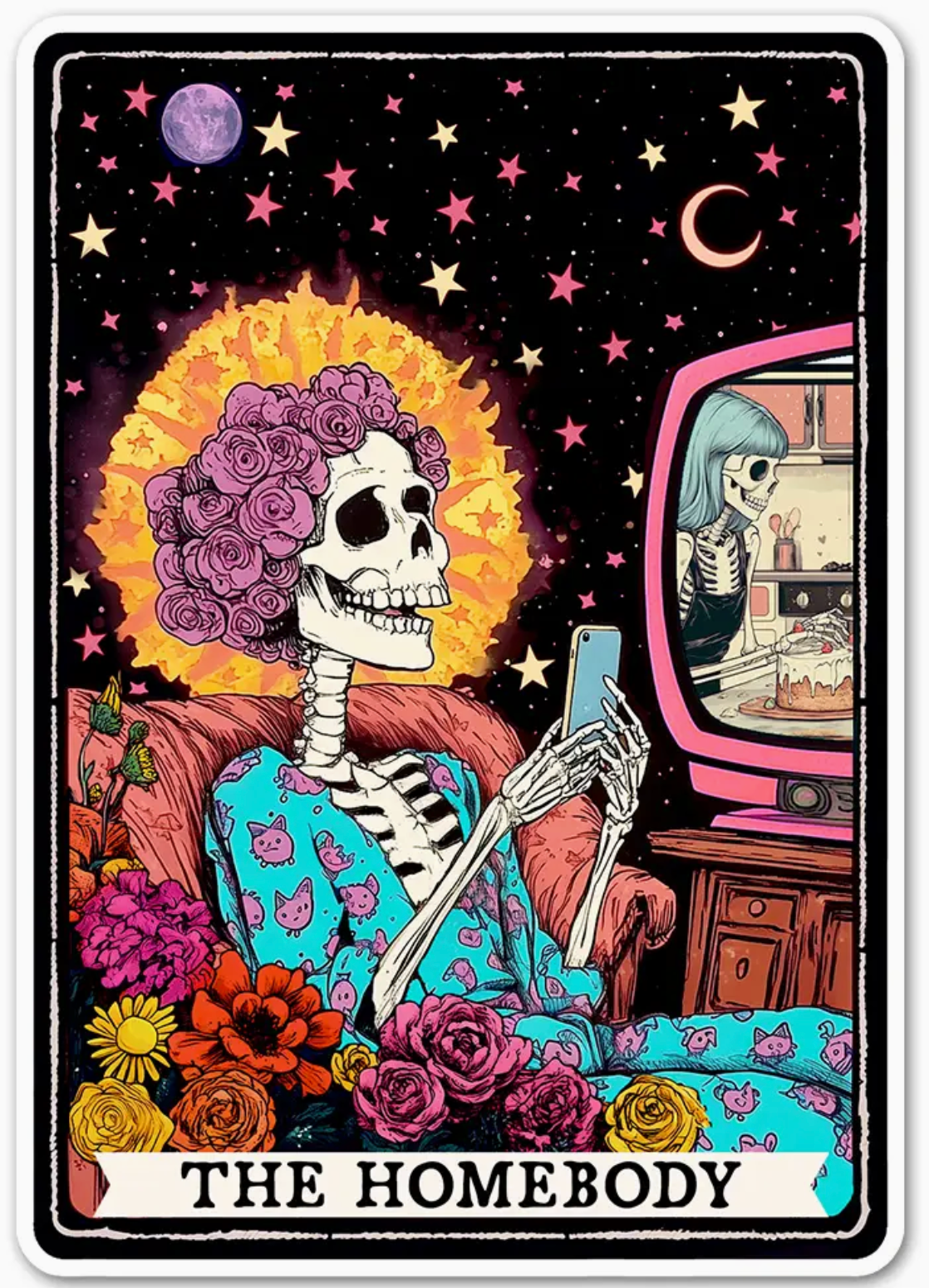 LP - Homebody Tarot Sticker