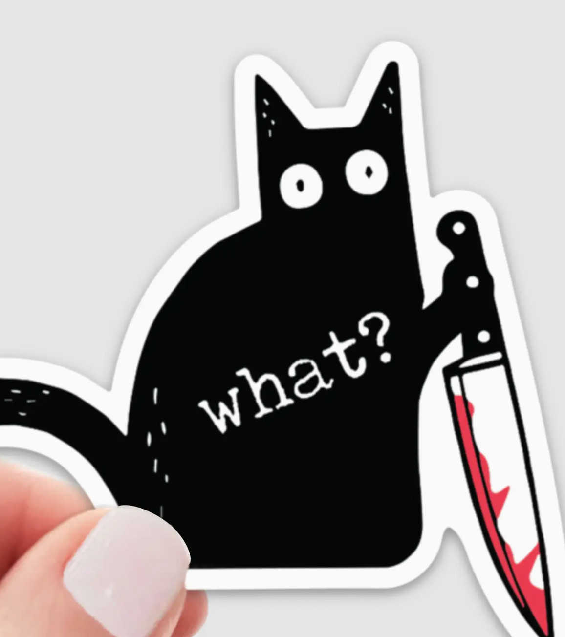 Y - Murder Cat Sticker