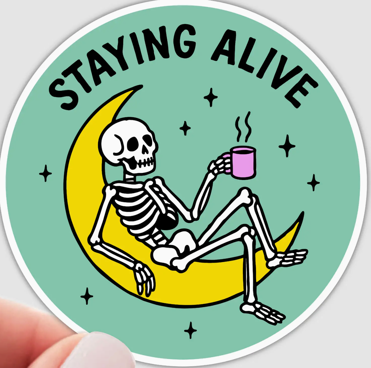 Y - Staying Alive Sticker