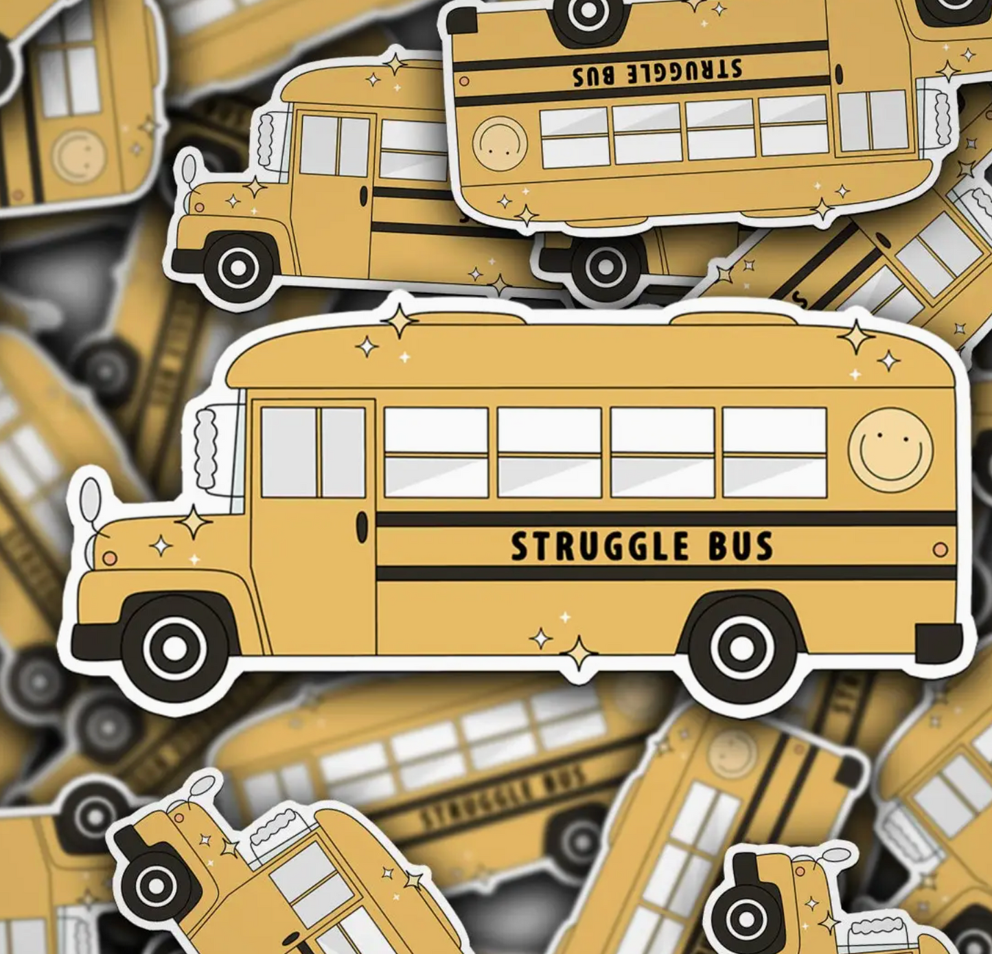 SR- Vinyl Decal Struggle Bus Sticker