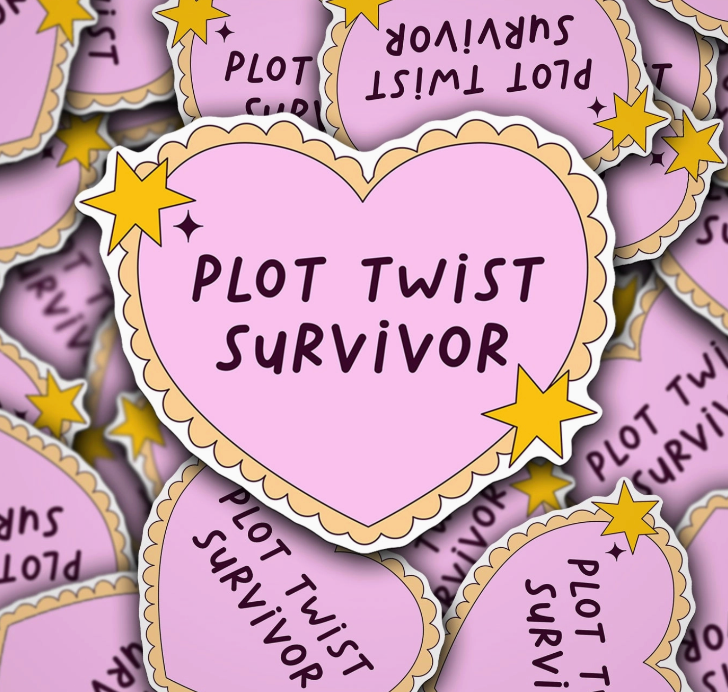 SR- Vinyl Decal Plot Twist Survivor Sticker