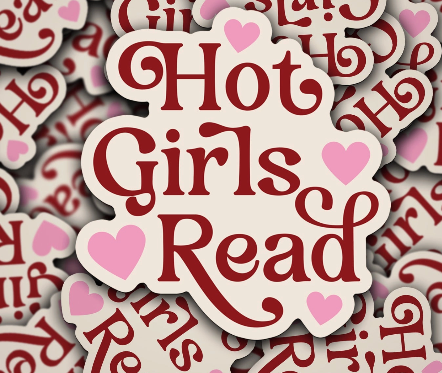 SR- Vinyl Decal Hot Girls Read Sticker
