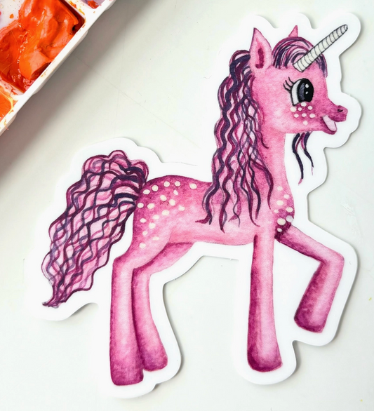 OW - Unicorn Vinyl Sticker
