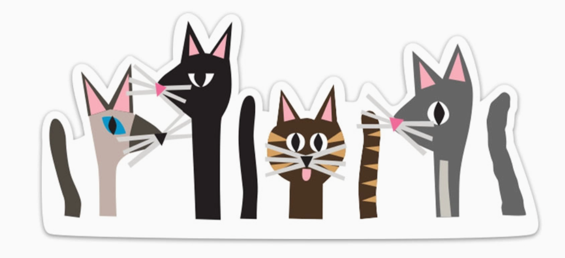 RNS - Cat Pack Sticker