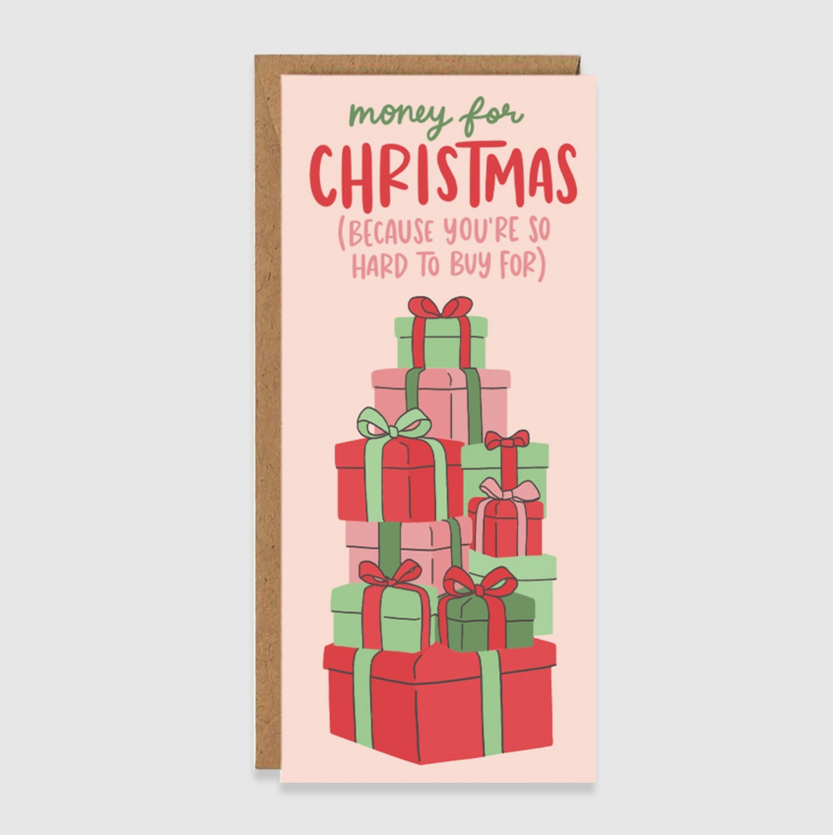 BP- Money For Christmas Money Holder Card