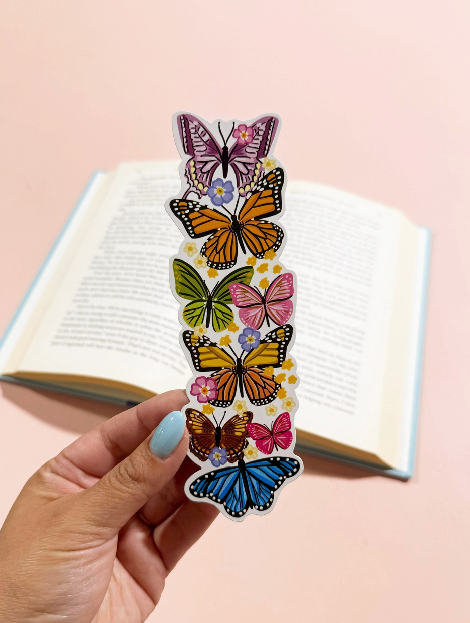 BWS- Butterflies Die Cut Bookmark